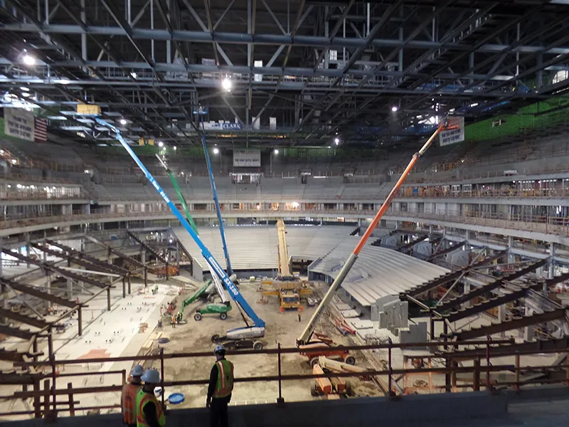 Chase Arena, San Francisco, CA. Precast concrete project photo 5