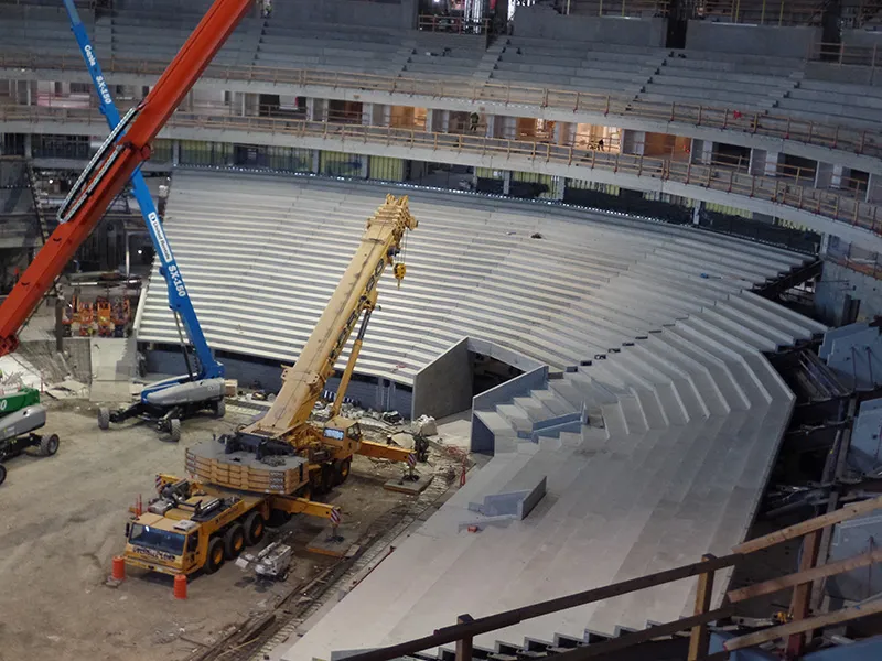 Chase Arena, San Francisco, CA. Precast concrete project photo 3