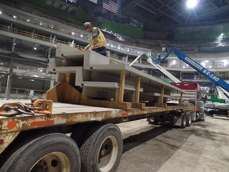 Chase Arena, San Francisco, CA. Precast concrete project photo 4