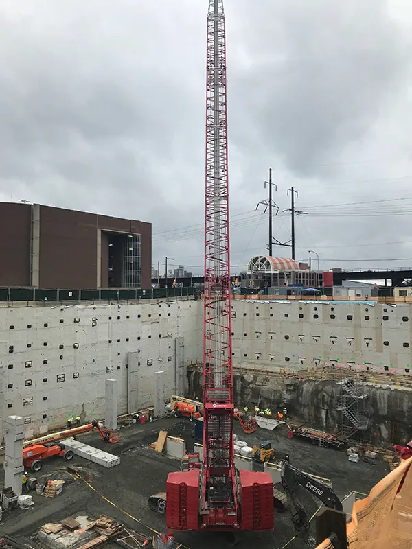 PennFIRST Patient Pavilion Parking Structure, Philadelphia, PA. Precast concrete project photo 1